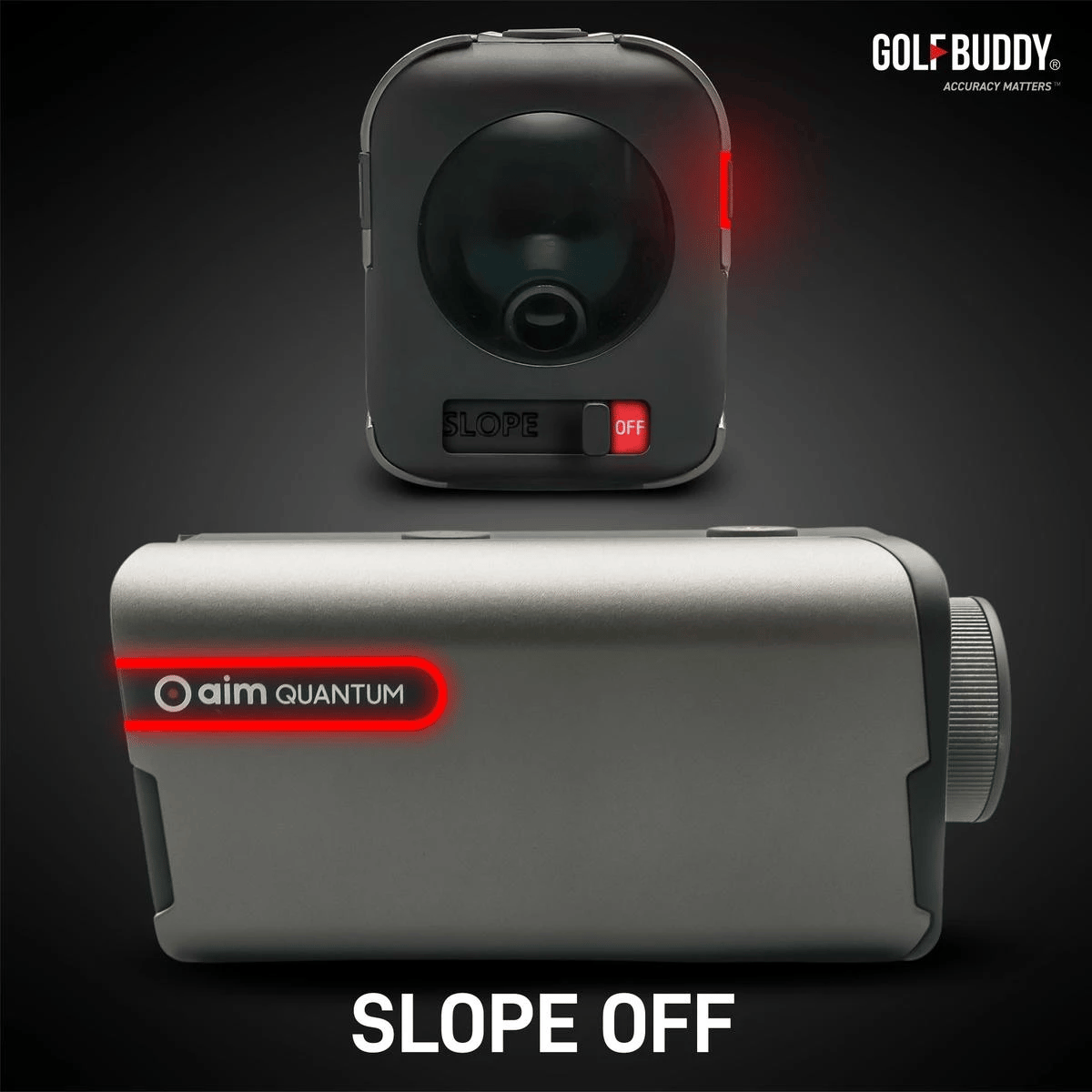 GOLFBUDDY aim Quantum Premium Pocket Rangefinder