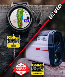 GOLFBUDDY collect Editor’s Choice Awards for aim W11 and LASER Lite
